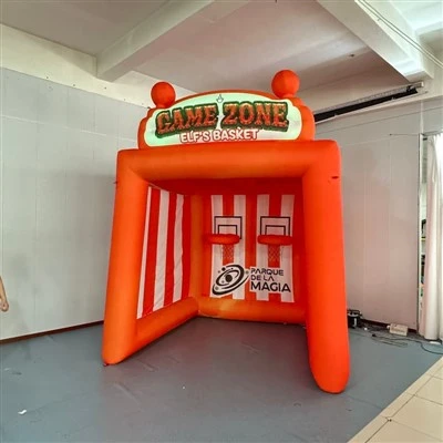 Piepūšamā basketbola spēļu kabīne